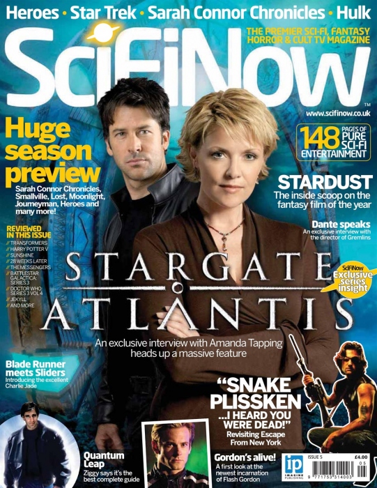 SciFi Now #5 (2007)
Keywords: Atlantis, John Sheppard, Samantha Carter