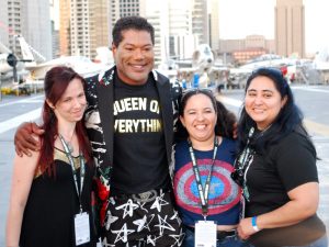 Chris Judge Poses with Fans