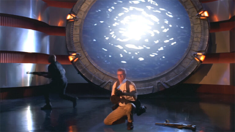 Jack and Teal'c defend the Stargate ("Nemesis")
