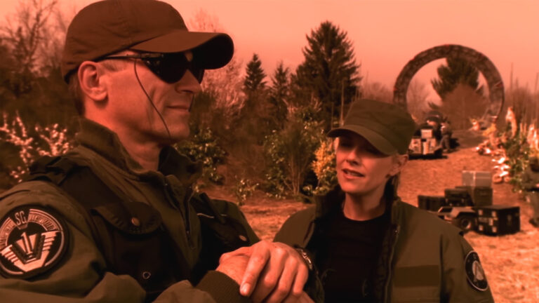 Jack O'Neill and Samantha Carter on K'Tau ("Red Sky")