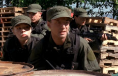 Lt. Elliot and his team of cadets ("Proving Ground")