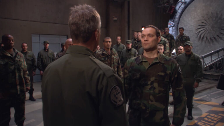 Colonel Reynolds and General O'Neill